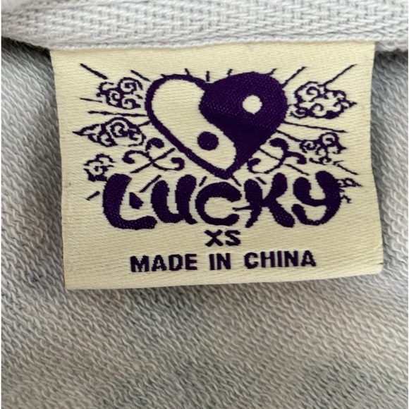 Lucky vintage zip front hoodie S - Picture 16 of 16
